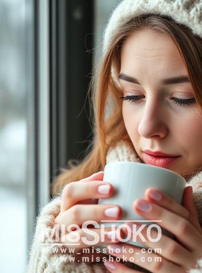 فنجان قهوه گرم کنار لیموترش برای سرماخوردگی