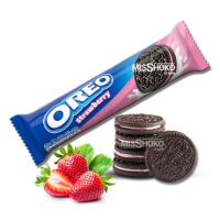 بیسکوئیت کرم دار توت فرنگی oreo
